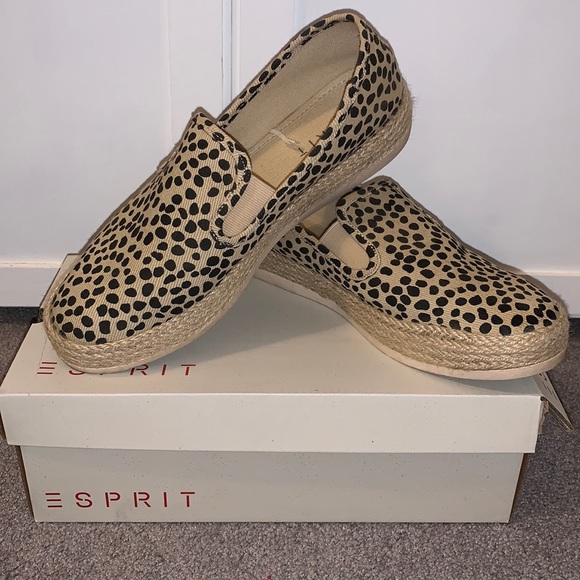 Marshalls Shoes - Espirit slip on sneakers- cheetah